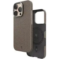 Чохол Накладка WIWU Aramid Armor MagSafe iPhone 16 Pro Золота