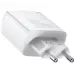 Сетевое зарядное устройство Baseus 2USB+1USB-C Compact 30W White, Белый