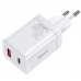 Сетевое зарядное устройство Baseus Super Si 1USB+1USB-C 30W White, Белый