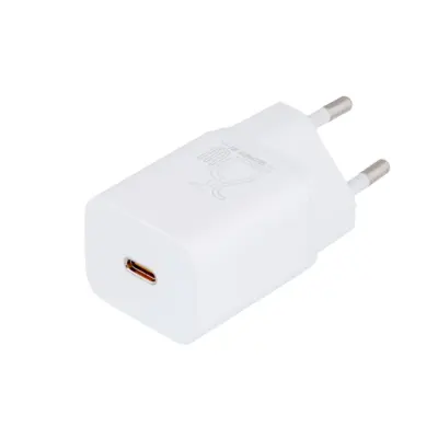 Мережевий зарядний пристрій Baseus Super Si 25W Type-C to Type-C White, Білий