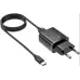 Сетевое зарядное устройство Borofone 1USB BA52A 2.1A + Type-C Black, Чёрный