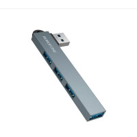 USB хаб Borofone FH1 4in1 Сірий