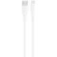 Кабель дата Senteo SL-04 Embossed Transparent Silicone Cable Lightning 1м Білий