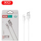 Кабель дата XO NB156 USB Type A - Lightning 1м Білий