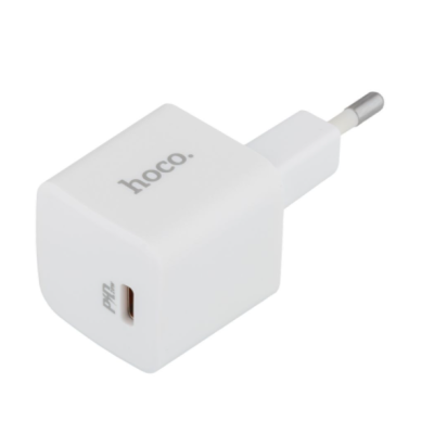 Сетевое зарядное устройство 1USB Type-C Hoco N10 (PD20W) Белый