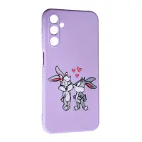 Чехол накладка Art Samsung A245 (A24) Кролики