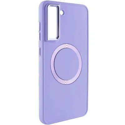 Чохол накладка Bonbon Metal MagSafe Samsung S901 (S22) Бузкова /Dasheen