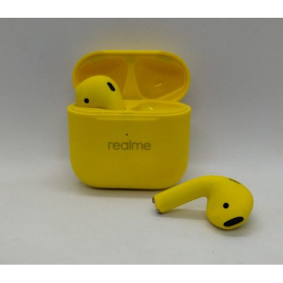 Блютуз стерео гарнитура Realme Pro 4 TWS Yellow, желтый