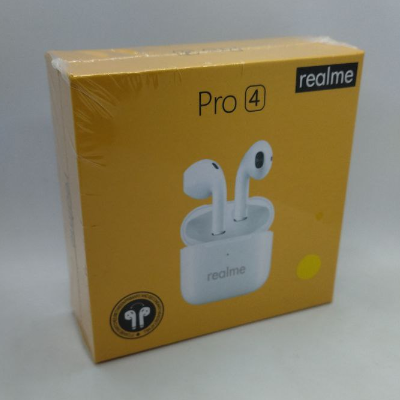 Блютуз стерео гарнитура Realme Pro 4 TWS Yellow, желтый