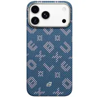 Чехол Blueo Glided Tactile Woven MagSafe iPhone 17 Pro Max Синя Синяя Чехол Blueo Glided Tactile Woven MagSafe iPhone 17 Pro Max Синя Синяя