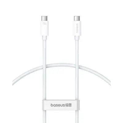 Кабель дата Baseus Superior 2 USB4 240W Type-C to Type-C 1.8м Белый Кабель дата Baseus Superior 2 USB4 240W Type-C to Type-C 1.8м Белый