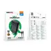 Мережевий зарядний пристрій Borofone BAS72A 18W QC3.0 + Type-C Чорний