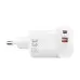 Мережевий зарядний пристрій Wiwu 33W USB-A + USB-C Білий