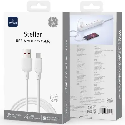 Кабель Wiwu Stellar Series MicroUSB 1м Wi-c086 Кабель Wiwu Stellar Series MicroUSB 1м Wi-c086