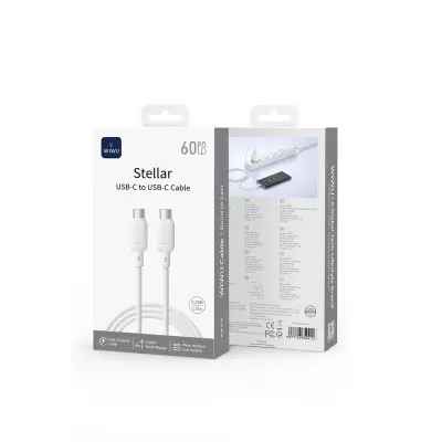 Кабель Wiwu Stellar Series Type-C to Type-C 1м Wi-c090 Кабель Wiwu Stellar Series Type-C to Type-C 1м Wi-c090