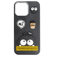 Чехол накладка Leather Toys Xiaomi Redmi Note 14 4G Hello Черная Чехол накладка Leather Toys Xiaomi Redmi Note 14 4G Hello Черная