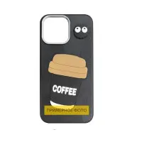 Чохол накладка Leather Toys Xiaomi Redmi Note 14 Pro 4G (Europe) Coffee/Чорна