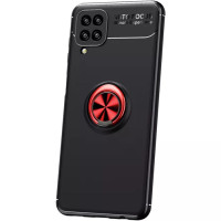 Чохол накладка Color Ring Samsung A225 (A22) Чорна/Червона Чохол накладка Color Ring Samsung A225 (A22) Чорна/Червона