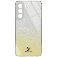 Чехол накладка Swarovski Full Samsung G991 (S21) Золота