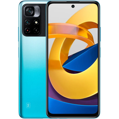 Смартфон Xiaomi Poco M4 Pro 5G 4/64GB Blue, блакитний