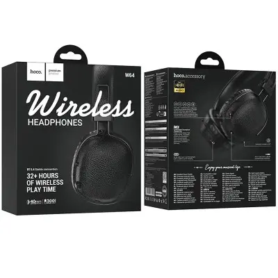 Безпровідні навушники Bluetooth Hoco W64 Earl II Чорні