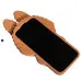 Чехол накладка Labubu iPhone 13 Pro Коричневая