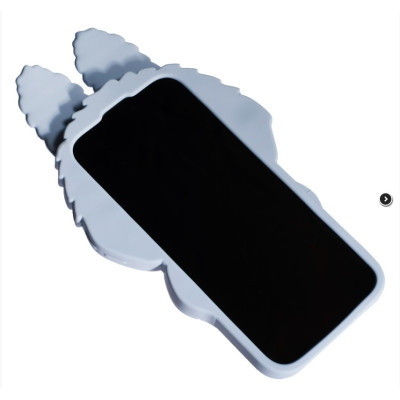 Чехол накладка Labubu iPhone 14 Серая