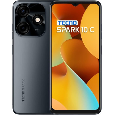 Смартфон TECNO Spark 10c KI5m 4/64 Meta Black, чорний