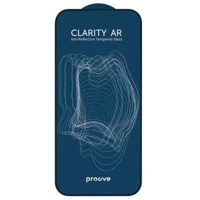 Захисне скло Proove Clarity AR 5D iPhone 17 Pro Чорне