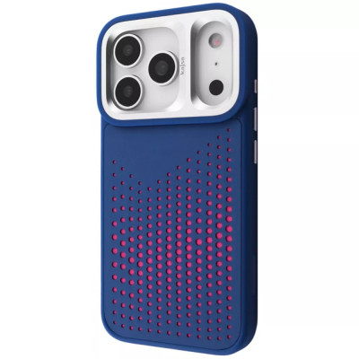 Чохол Накладка Kajsa Circle MagSafe iPhone 17 Pro Max Синій