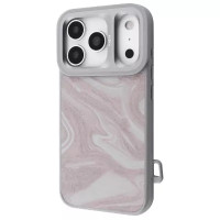 Чохол Накладка Kajsa Fluid Art MagSafe iPhone 17 Pro Max Сіра