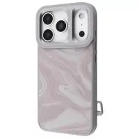 Чехол Kajsa Fluid Art MagSafe iPhone 17 Pro Max Серая