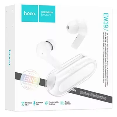 Беспроводные наушники Hoco EW39 TWS White, белый Беспроводные наушники Hoco EW39 TWS White, белый
