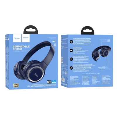 Беспроводные наушники Bluetooth Hoco W41 Blue, синие