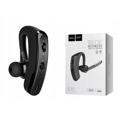 Bluetooth гарнитура Hoco E15 Rede business черный Bluetooth гарнитура Hoco E15 Rede business черный