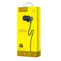 Провідні вакуумні навушники-гарнітура Hoco M44 Black, чорний Провідні вакуумні навушники-гарнітура Hoco M44 Black, чорний