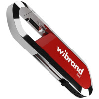 Флеш память 4Gb Wibrand Aligator USB 2.0 Темно-Красная