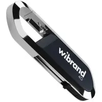 Флеш память 4Gb Wibrand Aligator USB 2.0 Серая