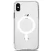 Чехол накладка Clear MagSafe iPhone X Прозрачная