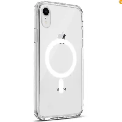 Чехол накладка Clear MagSafe iPhone XR Прозрачная