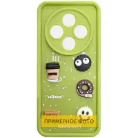 Чехол Накладка Pretty Things Samsung A256 (A25 5G) Зеленая/ Always Happy
