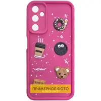 Чехол Накладка Pretty Things Samsung A256 (A25 5G) Розовая/ Always Happy