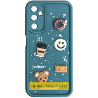 Чехол накладка Pretty Things Xiaomi Redmi Note 12 4G Зеленая Pine green/ Always Happy Чехол накладка Pretty Things Xiaomi Redmi Note 12 4G Зеленая Pine green/ Always Happy