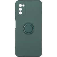 Чохол накладка Ring Samsung A035 (A03) Темно-зелена