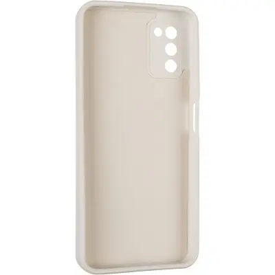Чехол накладка Ring Holder Samsung A037 (A03s) Слоновая кость