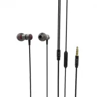 Провідні вакуумні навушники-гарнітура Inavi VI-760 Space Grey, темно-сірі Провідні вакуумні навушники-гарнітура Inavi VI-760 Space Grey, темно-сірі