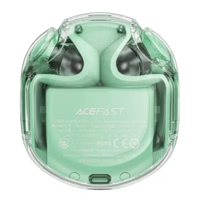 Беспроводные наушники Acefast T8 color Mint Green, мятно зелёный Беспроводные наушники Acefast T8 color Mint Green, мятно зелёный