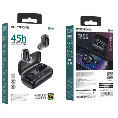 BT Наушники Borofone BE55 Чёрные BT Наушники Borofone BE55 Чёрные