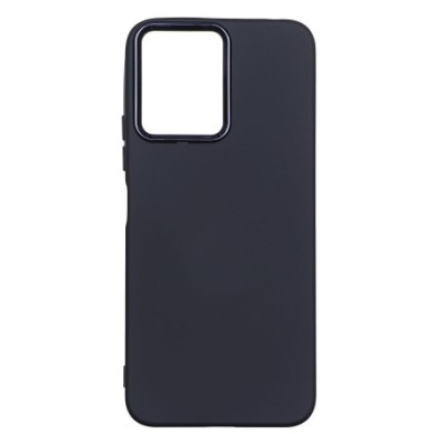 Чехол накладка Silicone Cover Metal Frame Xiaomi Redmi Note 11 Pro Черная