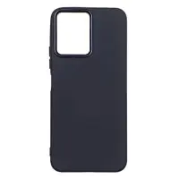 Чехол накладка Silicone Cover Metal Frame Xiaomi Redmi Note 12S Черная
